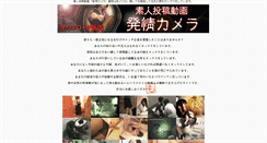 Desktop Screenshot of hatsujo-camera.com